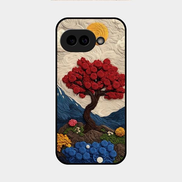 Eternal Nature Tapestry Glass Case For Google Pixel 9A 5G
