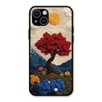Eternal Nature Tapestry Glass Case For iPhone 14 Plus