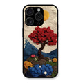 Eternal Nature Tapestry Glass Case For iPhone 15 Pro Max