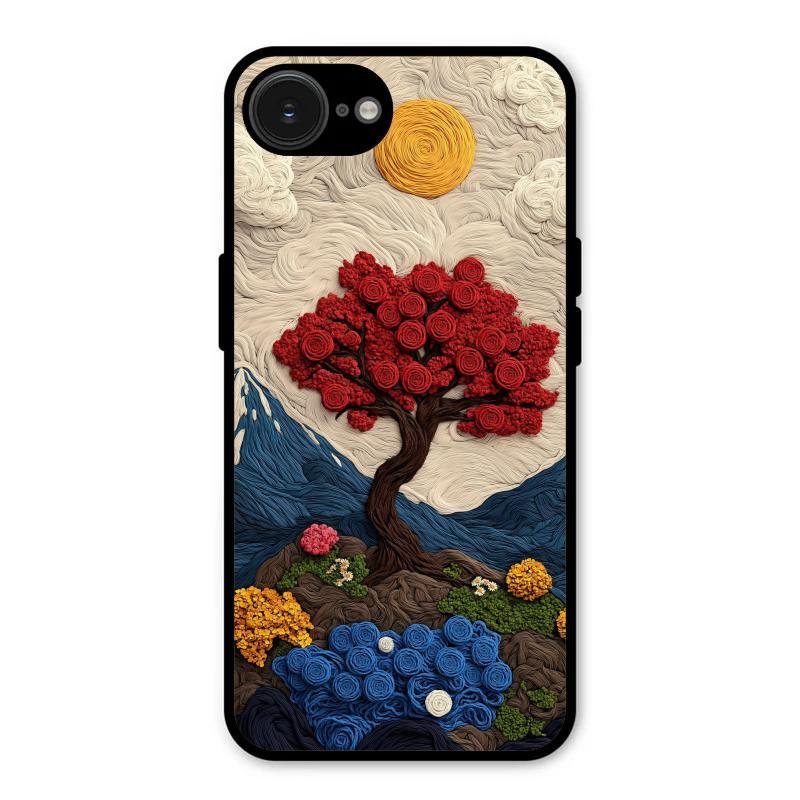 Eternal Nature Tapestry Glass Case For iPhone 16e