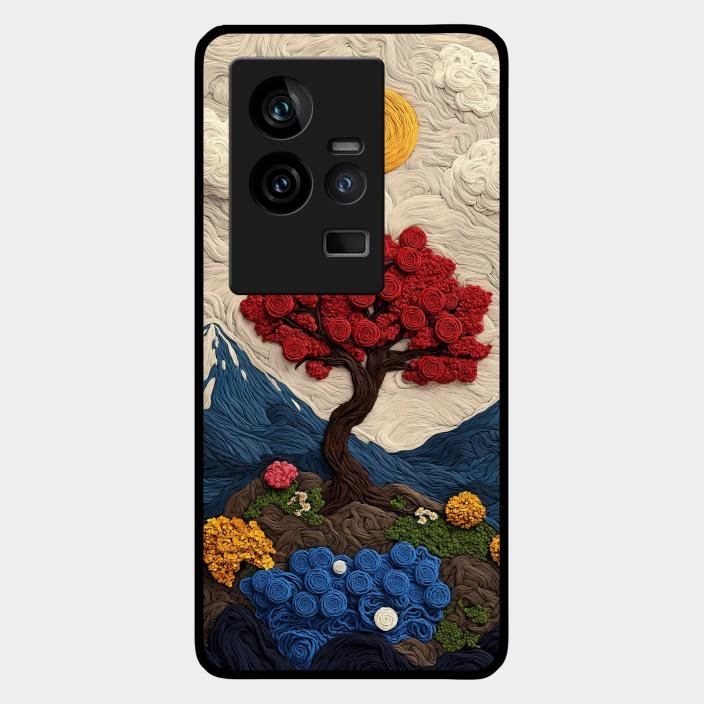 Eternal Nature Tapestry Glass Case For Iqoo 11 5G