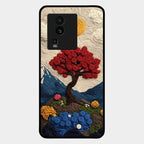 Eternal Nature Tapestry Glass Case For Iqoo Neo 7 Pro 5G