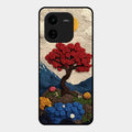 Eternal Nature Tapestry Glass Case For Iqoo Z9X 5G