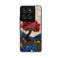 Eternal Nature Tapestry Glass Case For Motorola G67 Power 5G
