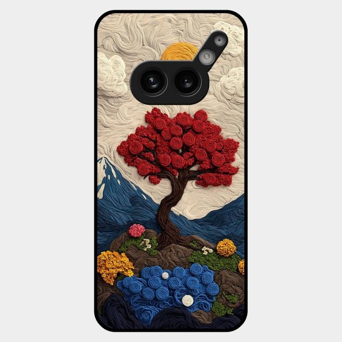 Eternal Nature Tapestry Glass Case For Nothing Phone 2A Plus
