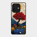 Eternal Nature Tapestry Glass Case For Oppo A3X 5G