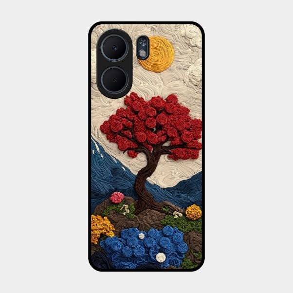 Eternal Nature Tapestry Glass Case For Oppo A5X 5G