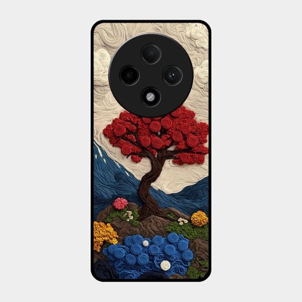 Eternal Nature Tapestry Glass Case For Oppo F27 Pro Plus 5G