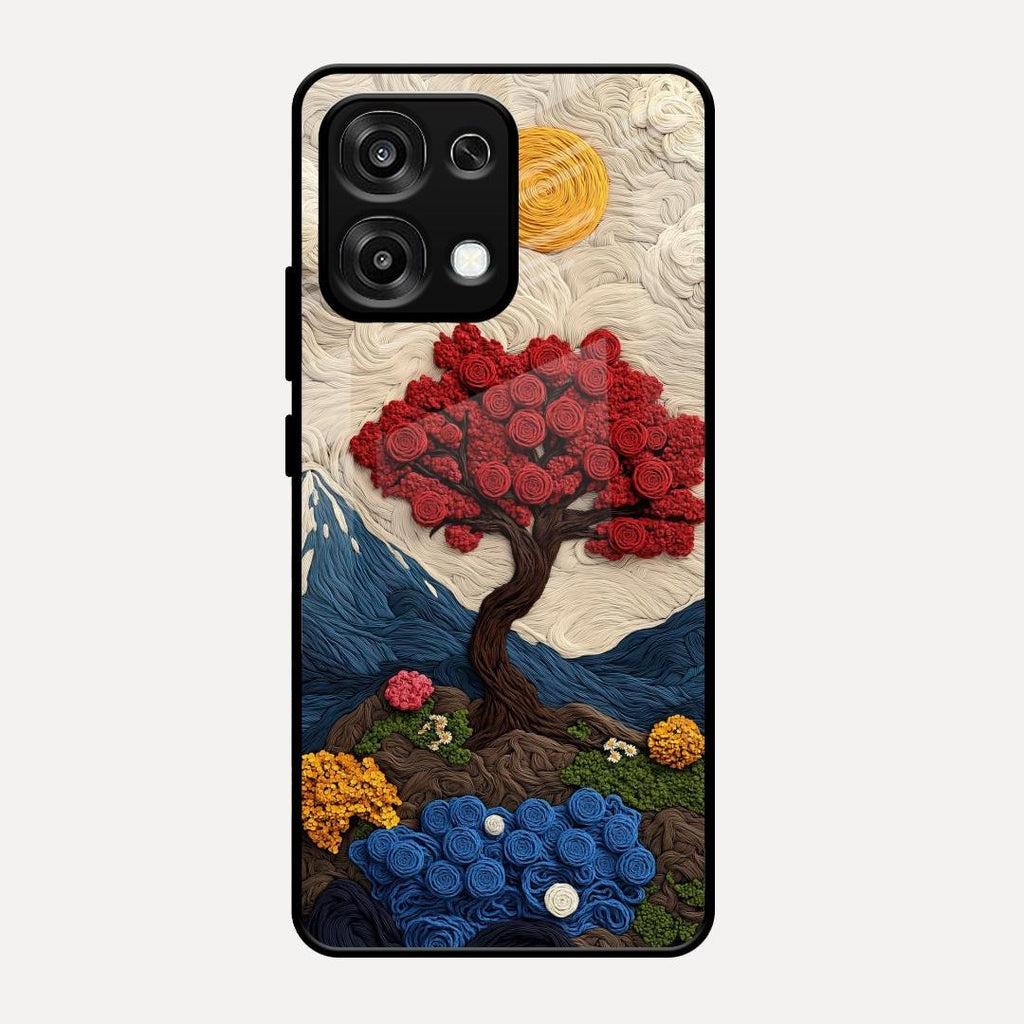 Eternal Nature Tapestry Glass Case For Oppo F31 5G