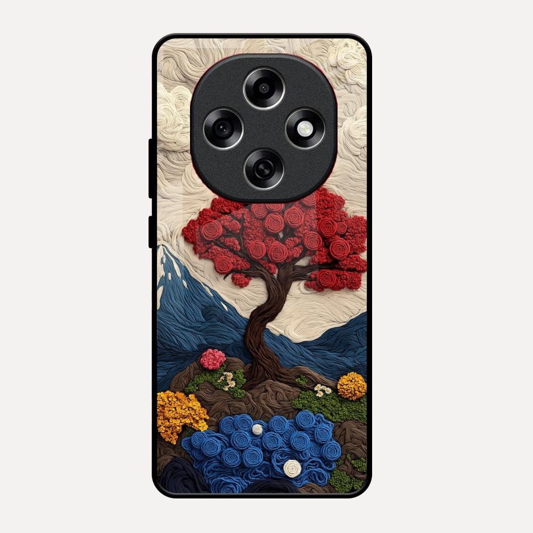 Eternal Nature Tapestry Glass Case For Oppo F31 Pro 5G