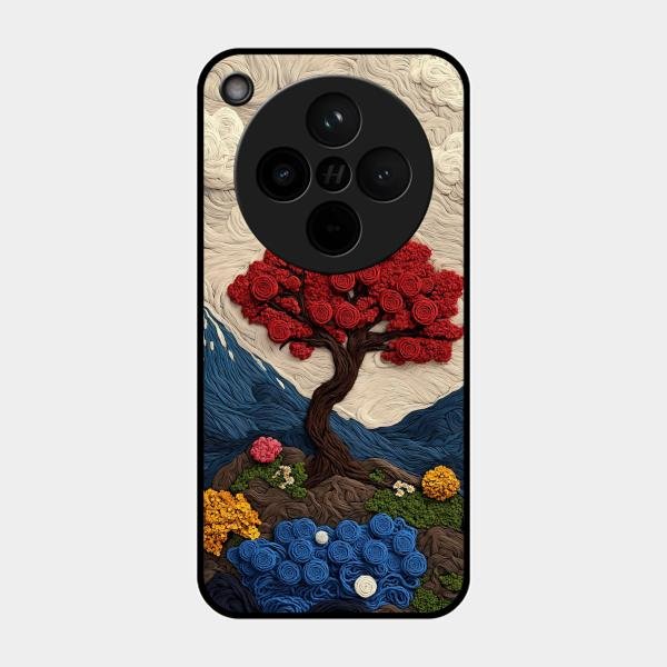 Eternal Nature Tapestry Glass Case For Oppo Find X8 5G