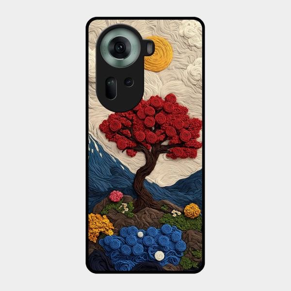 Eternal Nature Tapestry Glass Case For Oppo Reno 11 5G
