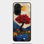 Eternal Nature Tapestry Glass Case For Poco C71