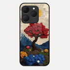 Eternal Nature Tapestry Glass Case For Realme 15T 5G