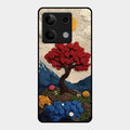 Eternal Nature Tapestry Glass Case For Redmi Note 13 5G