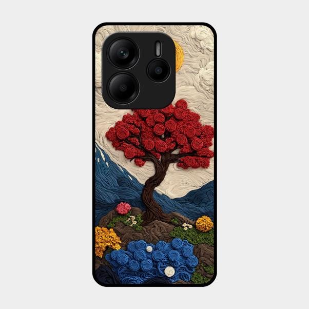 Eternal Nature Tapestry Glass Case For Redmi Note 14 5G