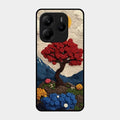 Eternal Nature Tapestry Glass Case For Redmi Note 14 5G