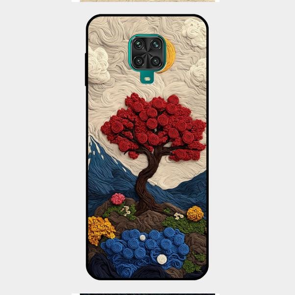 Eternal Nature Tapestry Glass Case For Redmi Note 9 Pro Max