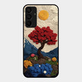 Eternal Nature Tapestry Glass Case For Samsung Galaxy A15 5G