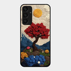 Eternal Nature Tapestry Glass Case For Samsung Galaxy A25 5G