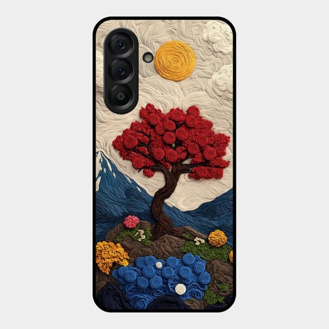 Eternal Nature Tapestry Glass Case For Samsung Galaxy A56 5G