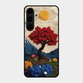 Eternal Nature Tapestry Glass Case For Samsung Galaxy S24 Plus 5G