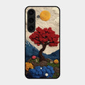 Eternal Nature Tapestry Glass Case For Samsung Galaxy S26 5G