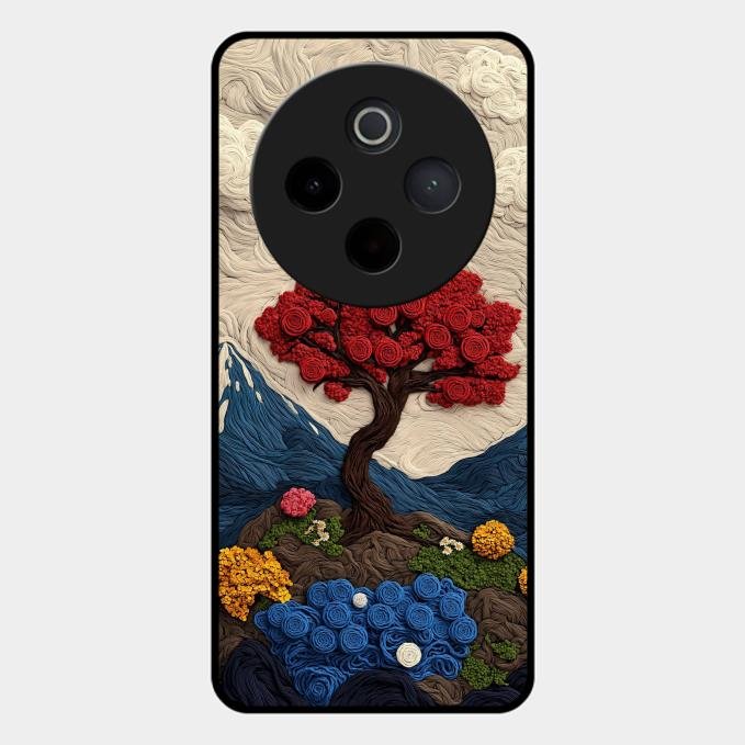 Eternal Nature Tapestry Glass Case For Vivo T4 5G