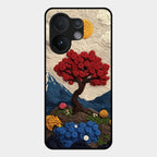 Eternal Nature Tapestry Glass Case For Vivo V60 5G