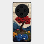 Eternal Nature Tapestry Glass Case For Vivo X100 5G