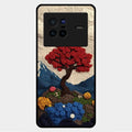 Eternal Nature Tapestry Glass Case For Vivo X80 5G
