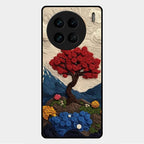 Eternal Nature Tapestry Glass Case For Vivo X90 Pro 5G