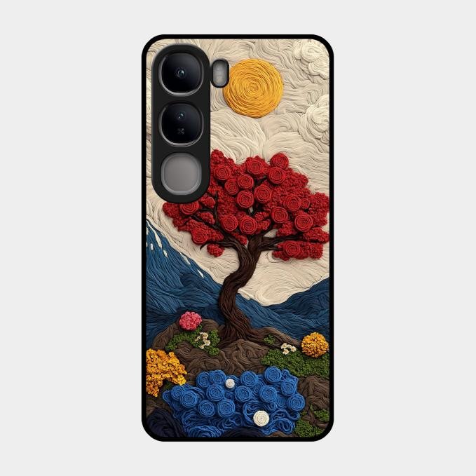 Eternal Nature Tapestry Glass Case For Vivo Y300 5G