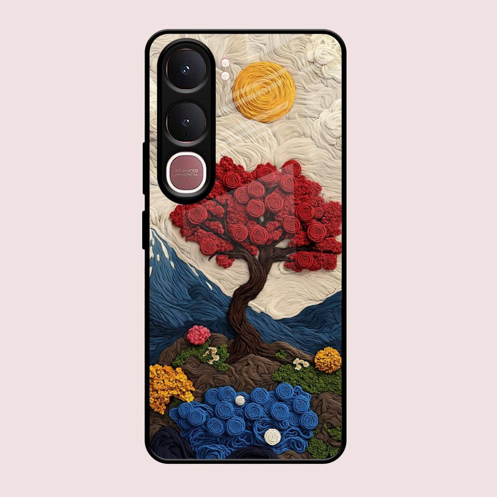 Eternal Nature Tapestry Glass Case For Vivo Y31 5G