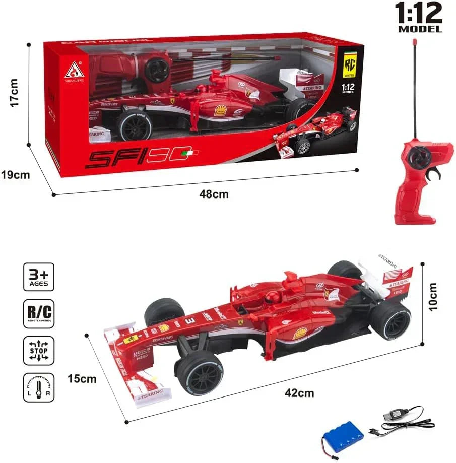 Rechargeable Remote Control Ferrari F1 Car with 2.4GHz Frequency – Red - ShopOnCliQ