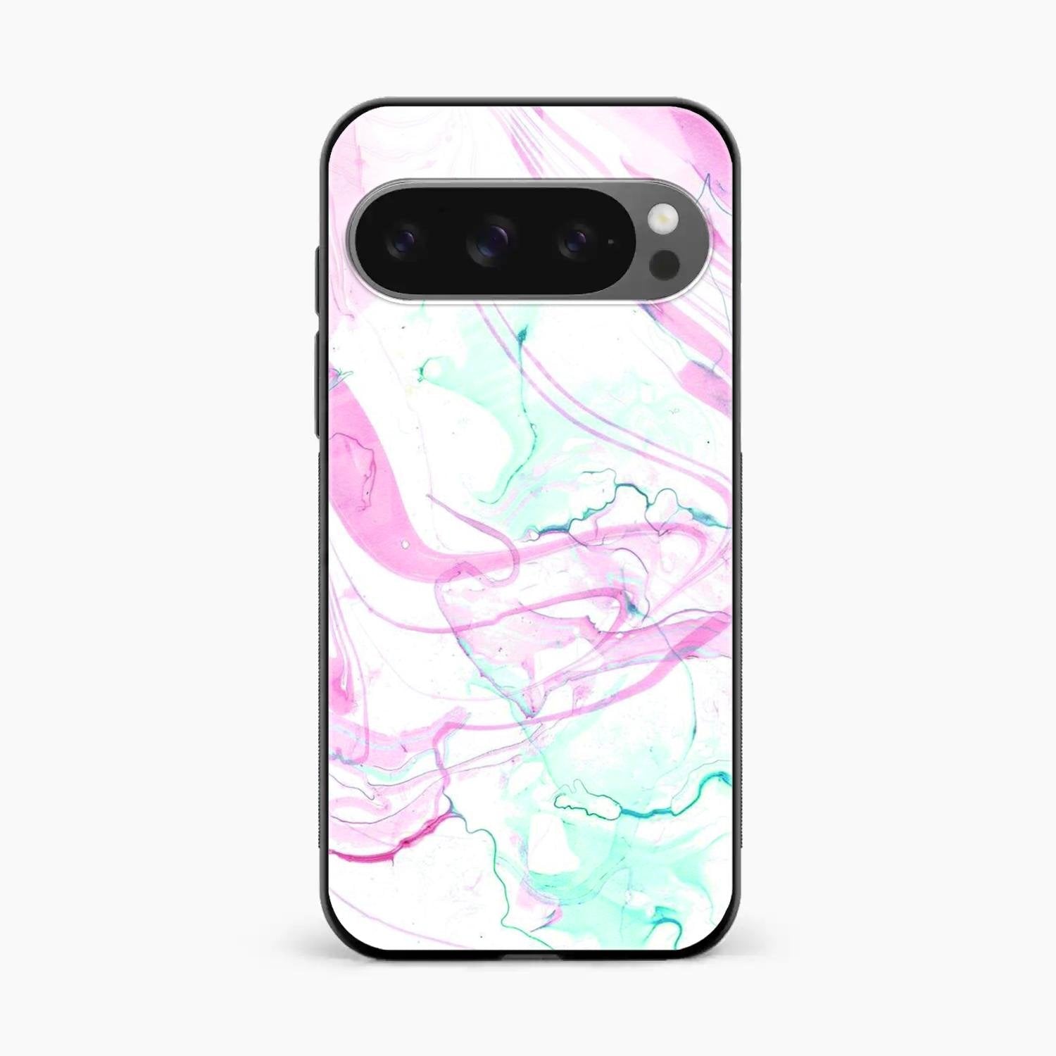 Fashion Marble Texture Glossy Metal Case Cover For Google Pixel 10 Pro