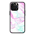 Fashion Marble Texture Glossy Metal Case Cover For iPhone 13 Pro