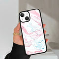 Fashion Marble Texture Glossy Metal Case Cover For iPhone - ShopOnCliQ