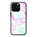 Fashion Marble Texture Glossy Metal Case Cover For iPhone 16 Pro