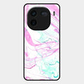 Fashion Marble Texture Glossy Metal Case Cover For Iqoo 12 5G