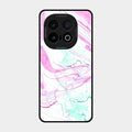Fashion Marble Texture Glossy Metal Case Cover For Iqoo 13 5G