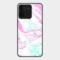 Fashion Marble Texture Glossy Metal Case Cover For Iqoo Z9 5G