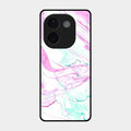 Fashion Marble Texture Glossy Metal Case Cover For Iqoo Z9S Pro 5G