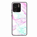 Fashion Marble Texture Glossy Metal Case Cover For Motorola Edge 40