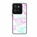 Fashion Marble Texture Glossy Metal Case Cover For Motorola Edge 50 Neo