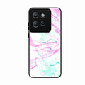 Fashion Marble Texture Glossy Metal Case Cover For Motorola Edge 50