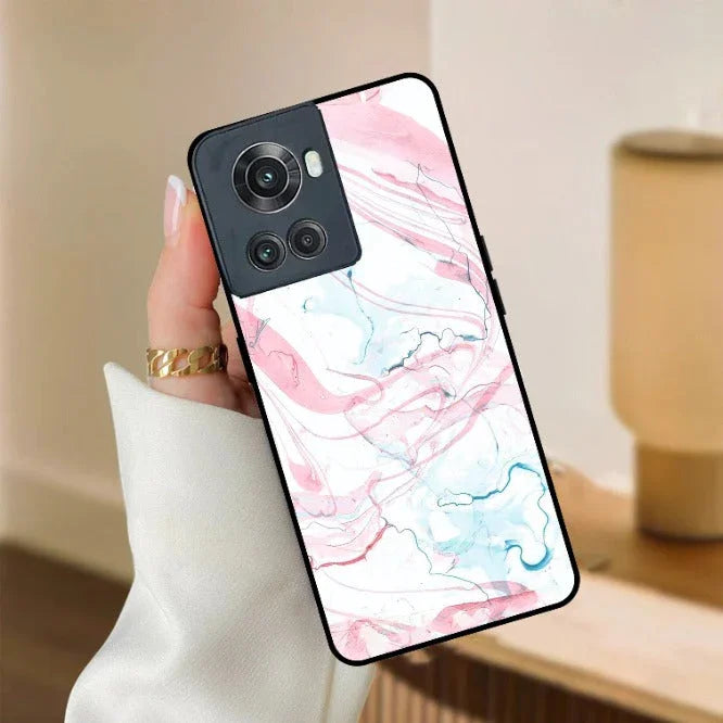 Fashion Marble Texture Glossy Metal Case Cover For OnePlus - ShopOnCliQ