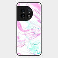 Fashion Marble Texture Glossy Metal Case Cover For Oneplus 11 5G