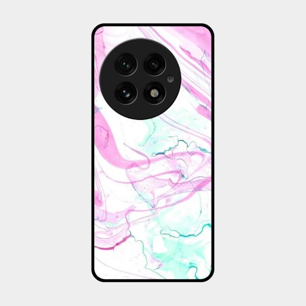 Fashion Marble Texture Glossy Metal Case Cover For Oneplus 13 5G