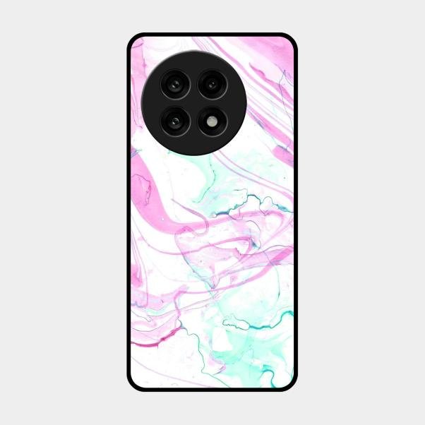 Fashion Marble Texture Glossy Metal Case Cover For Oneplus 13R 5G